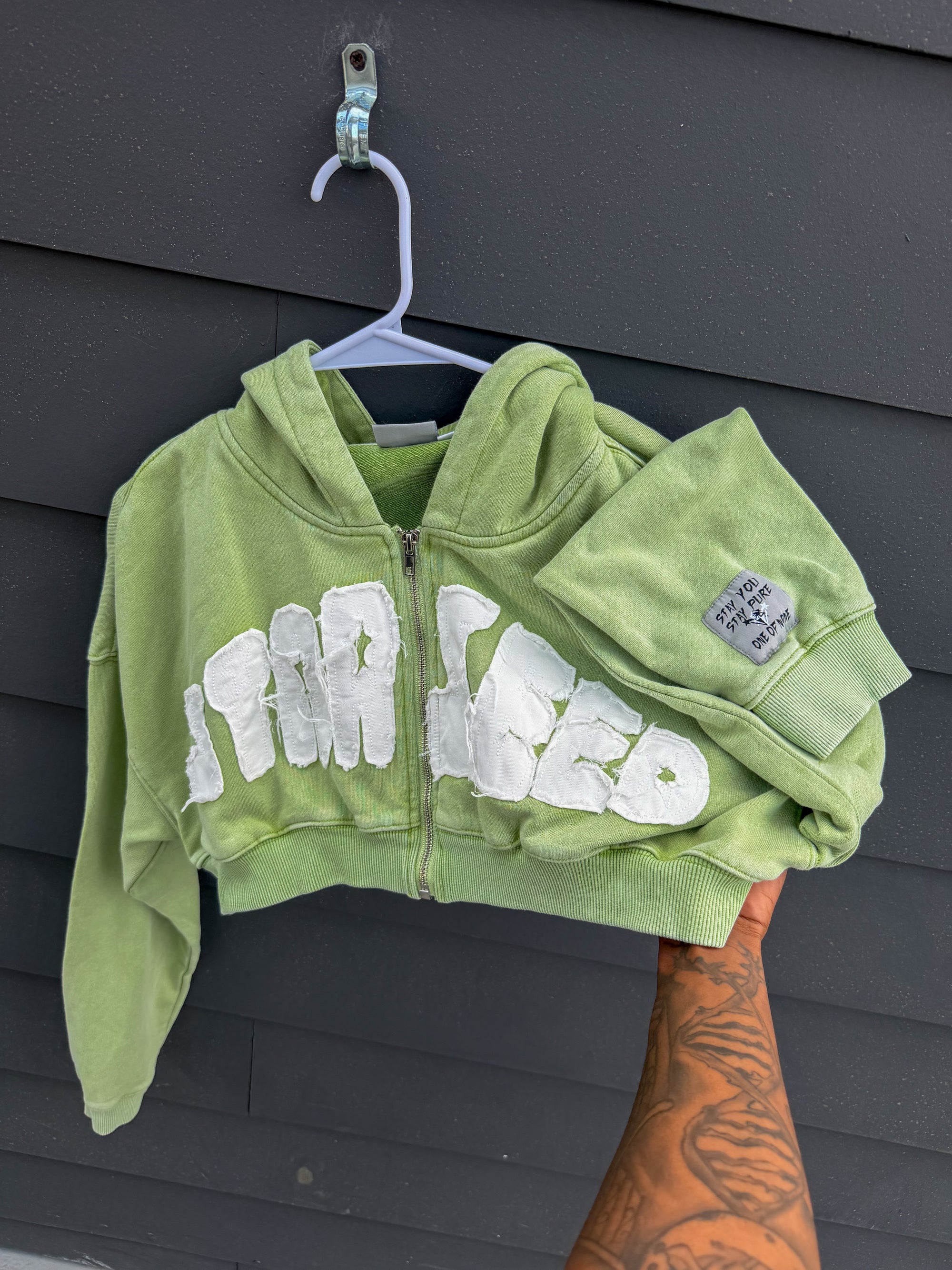 Sage Green 'One Of None' Hoodie