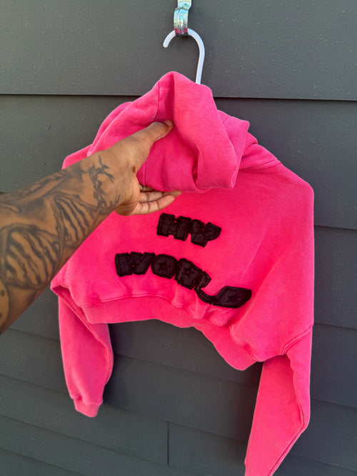 Fuchsia 'One Of None' Hoodie