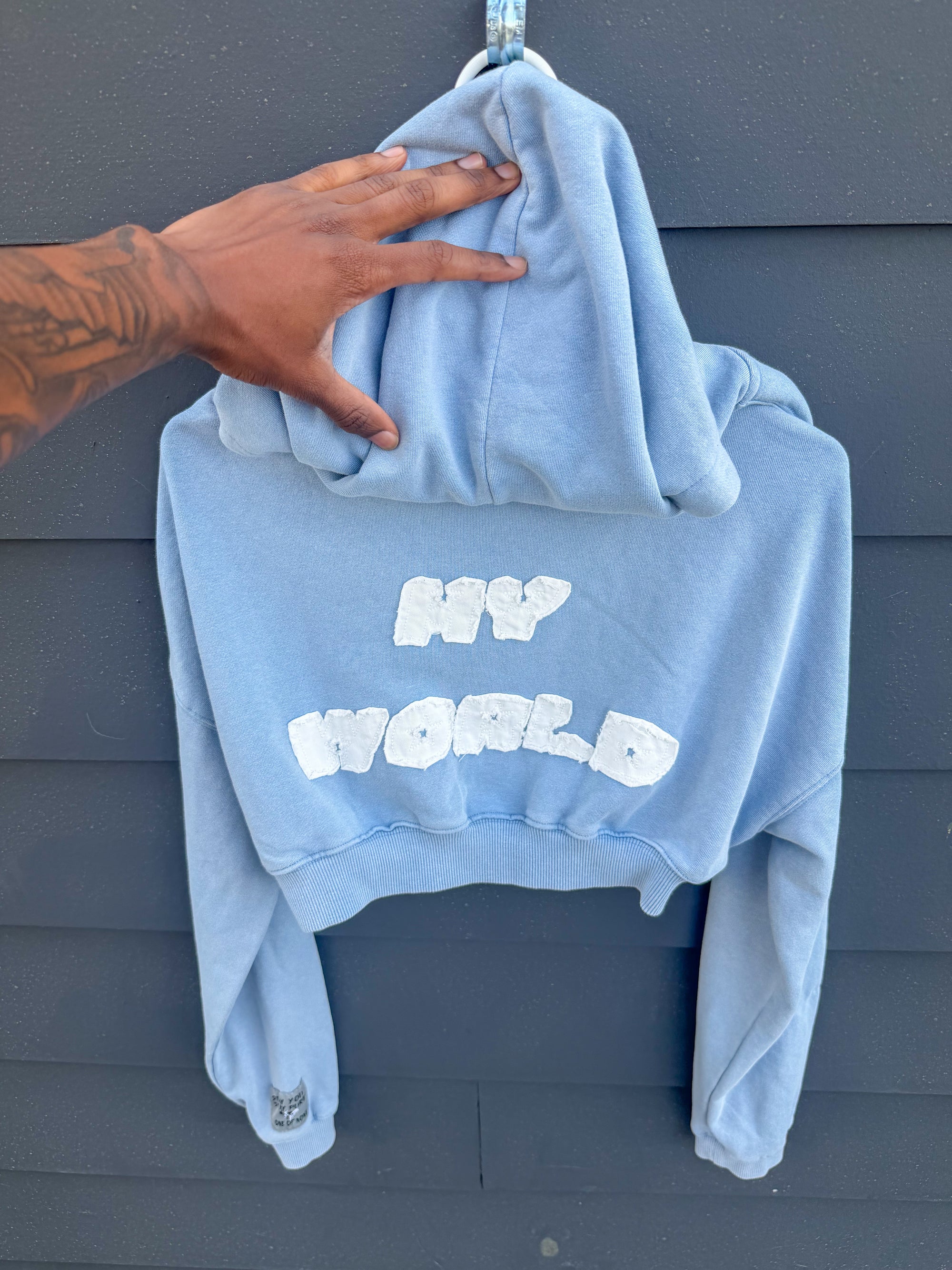 Sky Blue 'One Of None' Hoodie