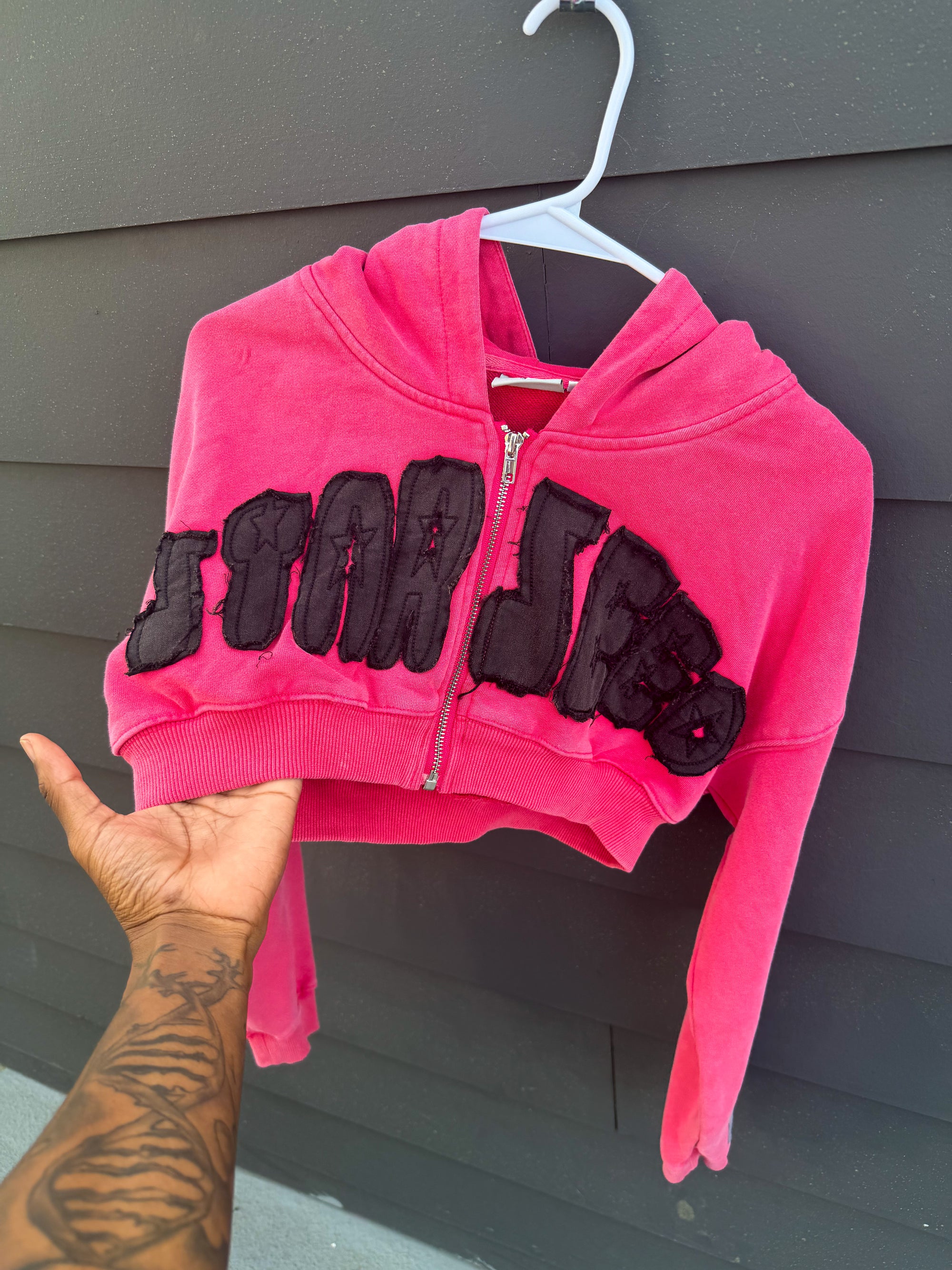 Fuchsia 'One Of None' Hoodie