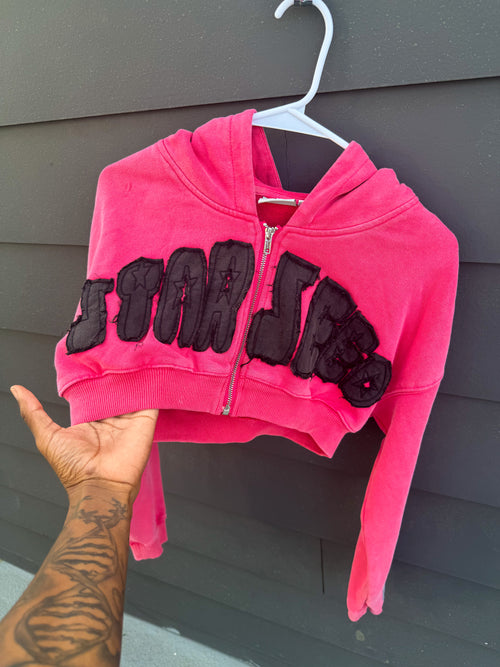 Fuchsia 'One Of None' Hoodie