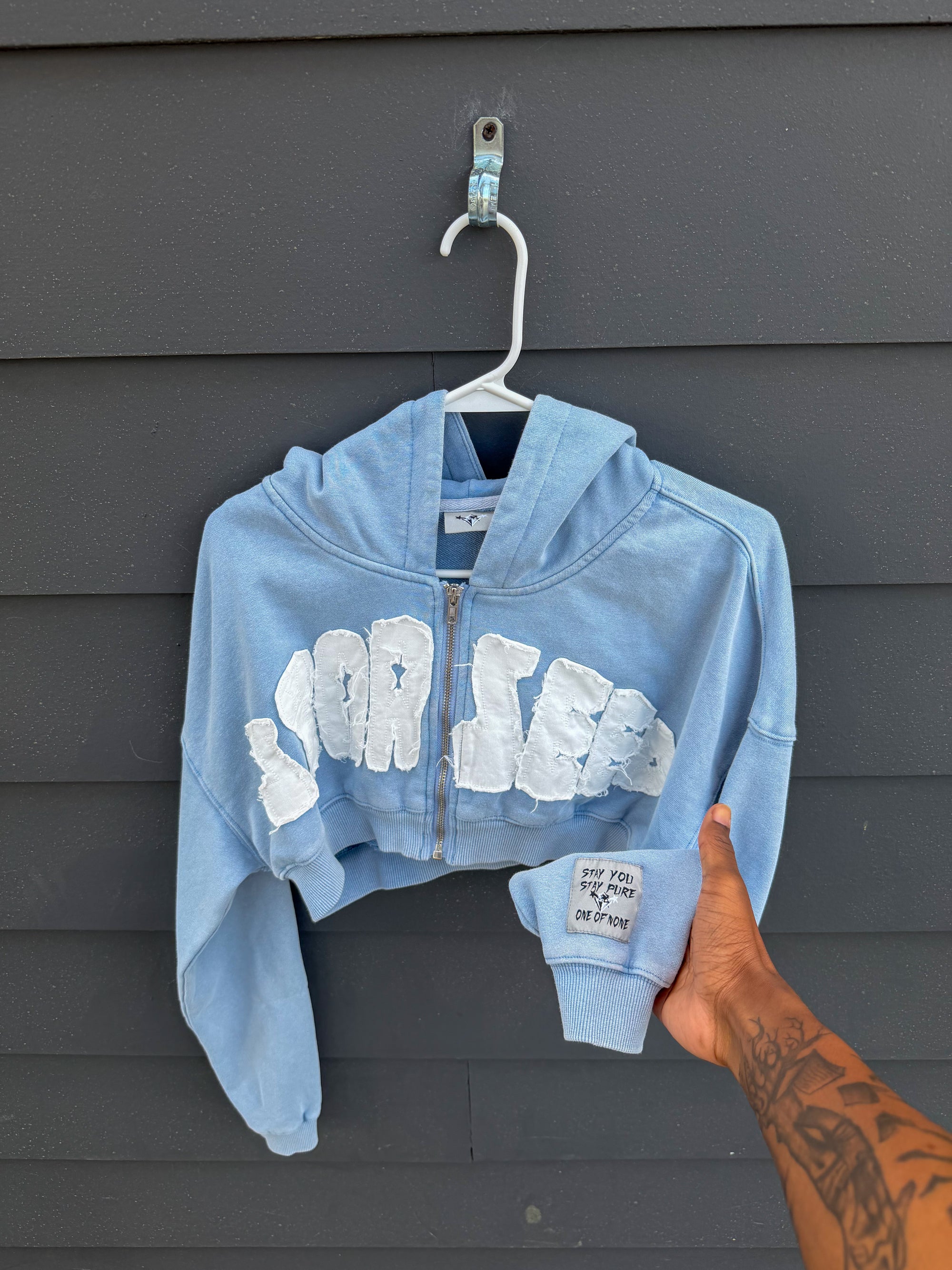 Sky Blue 'One Of None' Hoodie