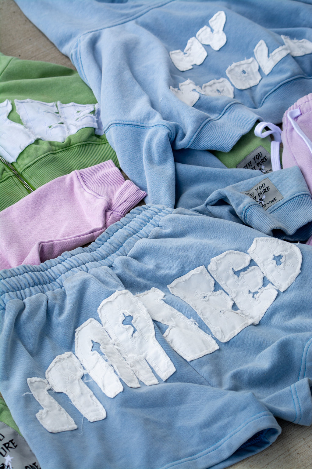 Sky Blue 'One Of None' Shorts