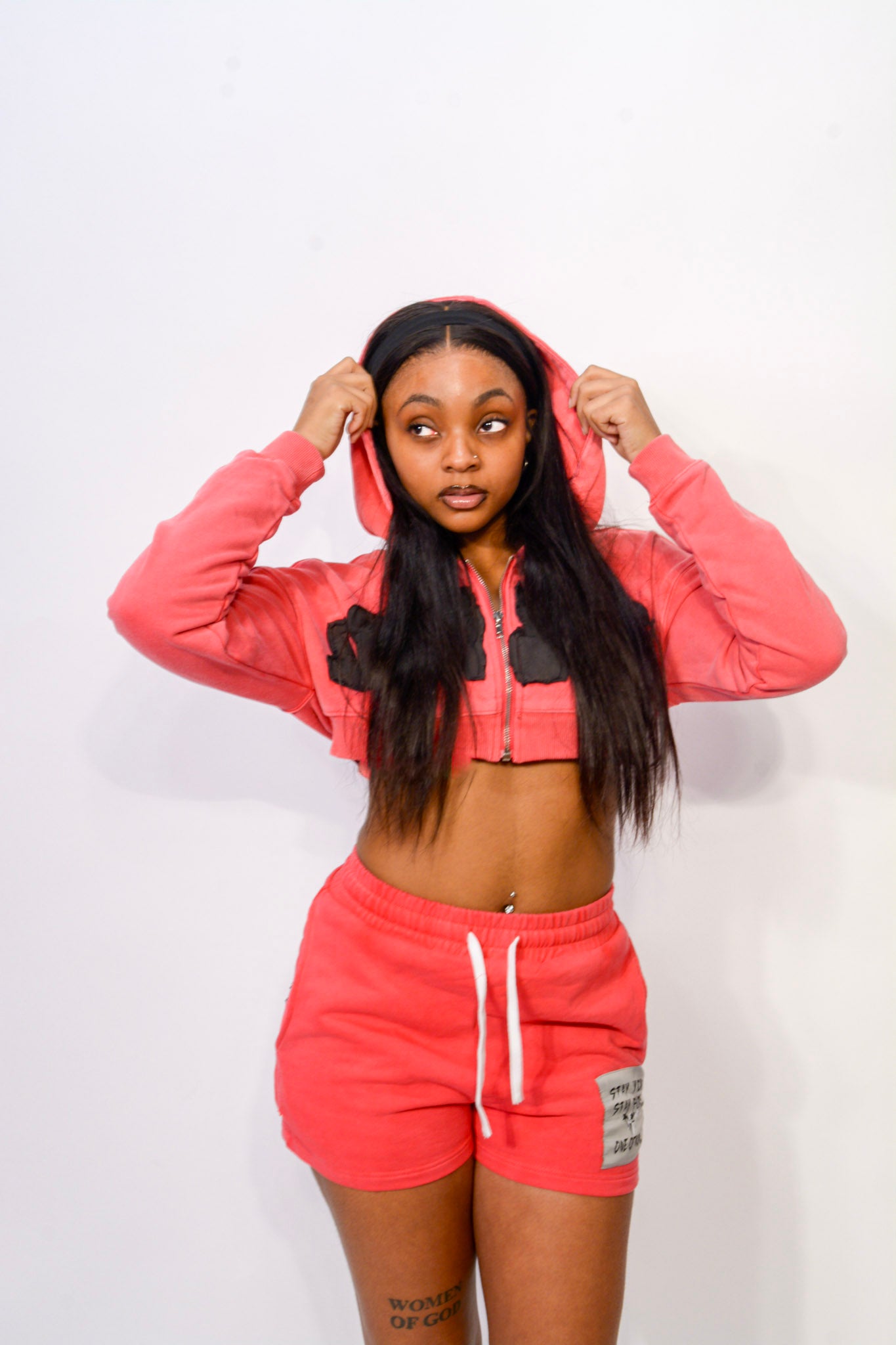 Washed Red 'ONE OF NONE' Hoodie