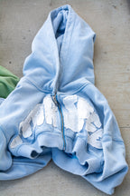 Sky Blue 'One Of None' Hoodie