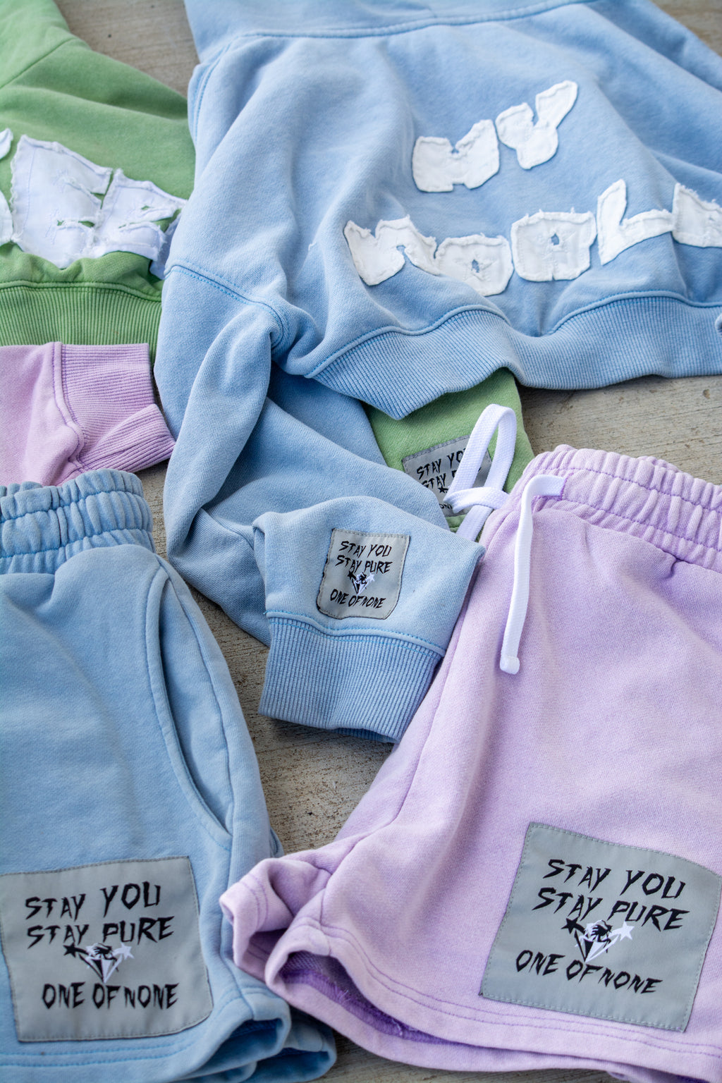 Sky Blue 'One Of None' Shorts