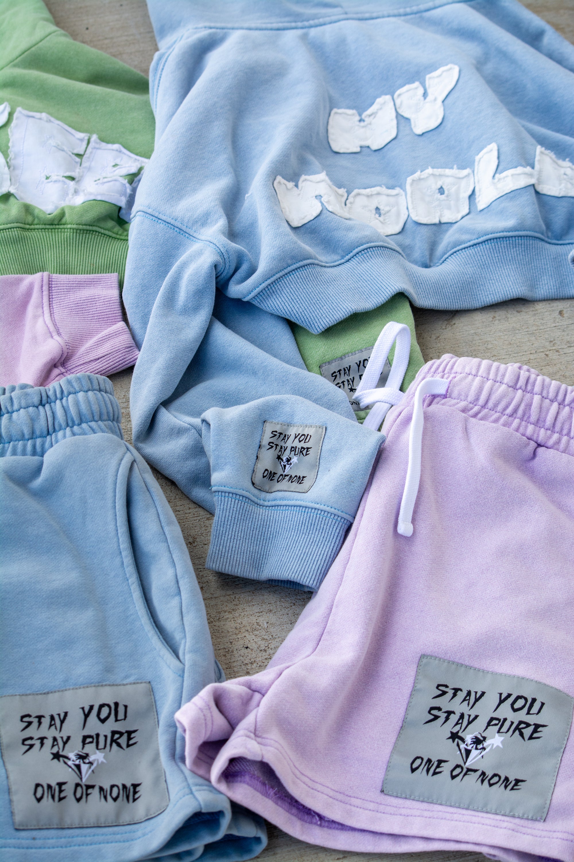 Sky Blue 'One Of None' Shorts