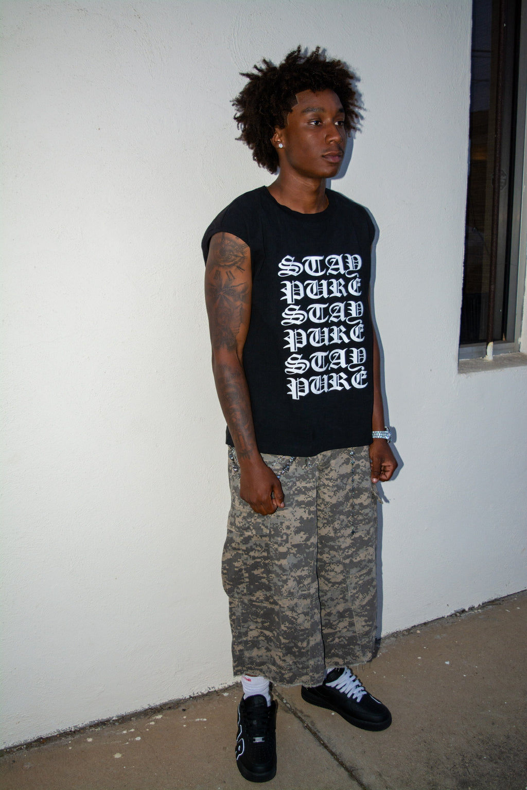 'Purity' Tank (Black)