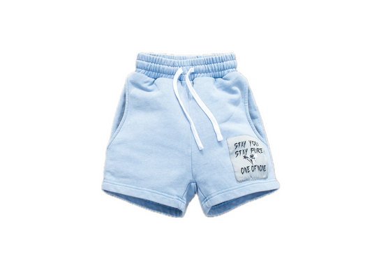 Sky Blue 'One Of None' Shorts