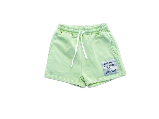 Sage Green 'One Of None' Shorts