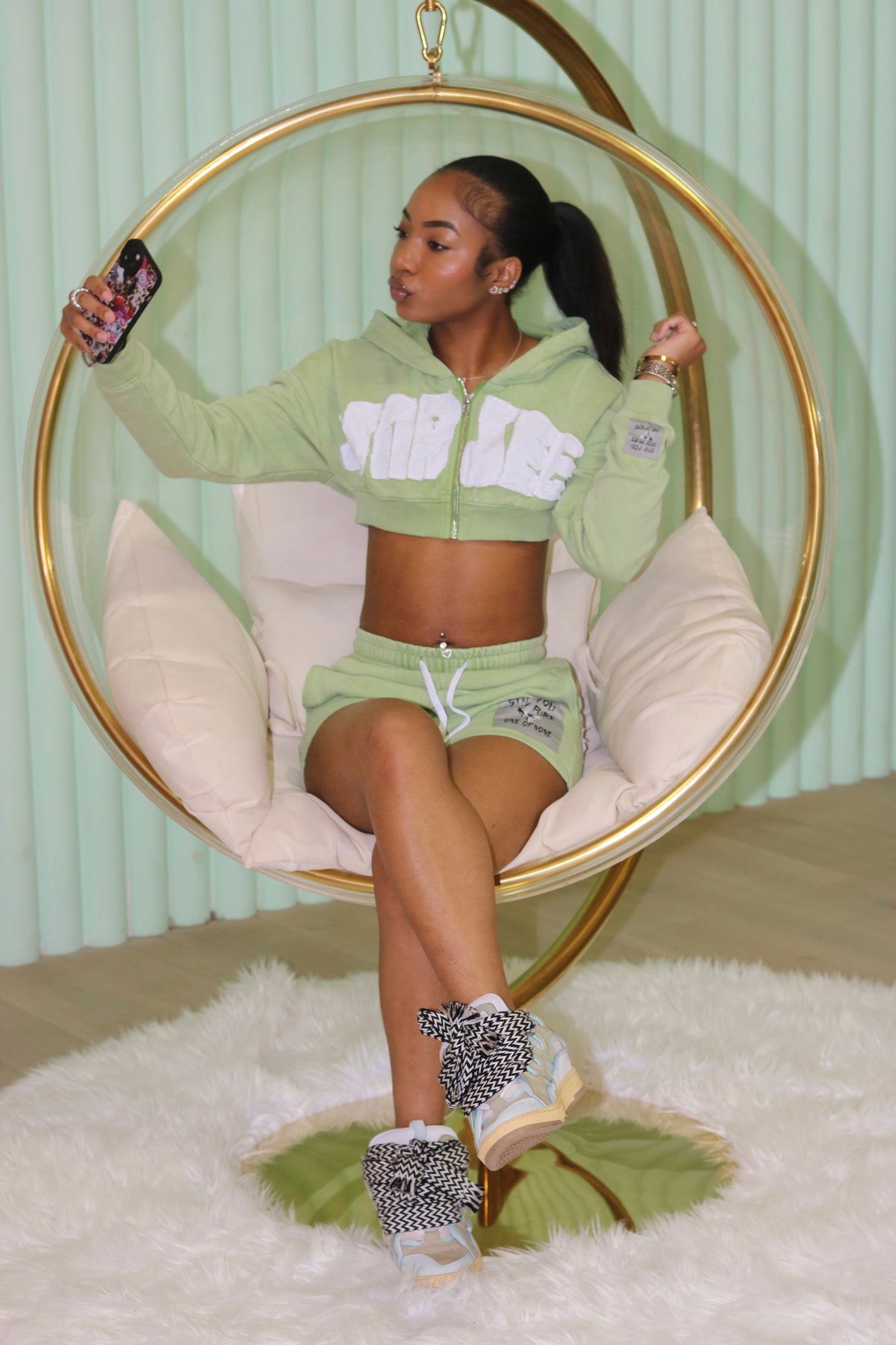 Sage Green 'One Of None' Set
